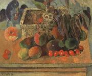 Paul Gauguin Still life with exotic fruit (mk07) oil painting on canvas